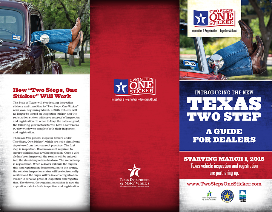 Resources Two Steps. One Sticker. Texas DMV
