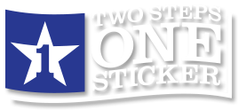 Two Steps. One Sticker. Texas DMV
